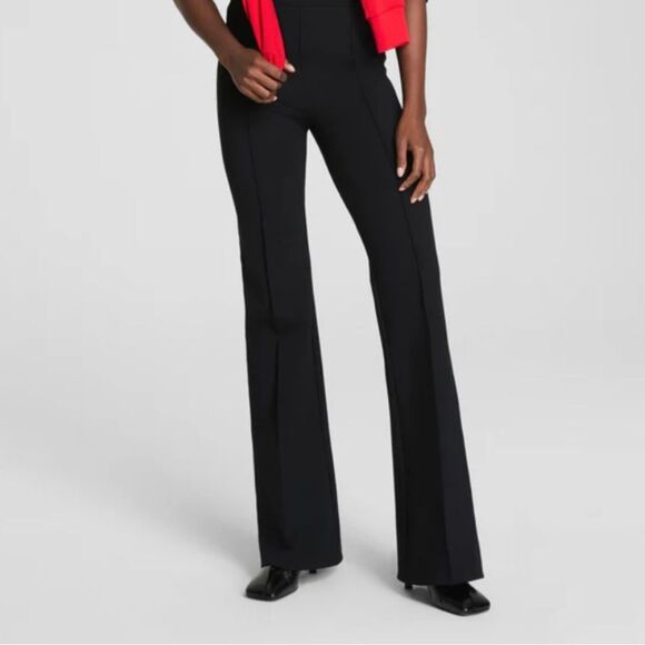 SPANXsupersmooth™ Perfect Fit Ponte Flare Pant Black Ponte Small - Picture 1 of 10